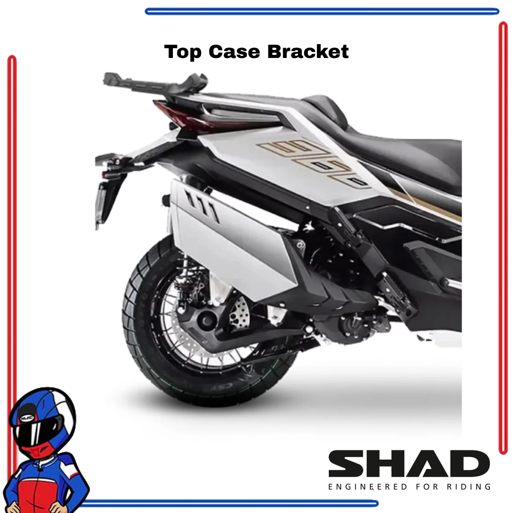 SHAD Top Box Bracket Zontes ADV 368G 2025