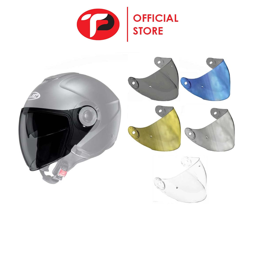 HJC Helmet Face Shield Lens for i40 Clear; Dark Smoke; Iridium Blue; Gold; Silver
