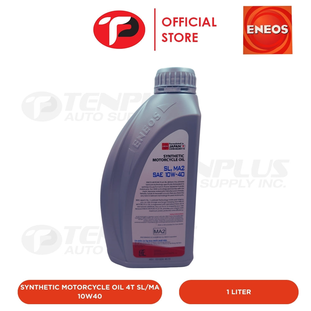 Eneos Synthetic Motorcycle Oil SL/MA 10W40 1L