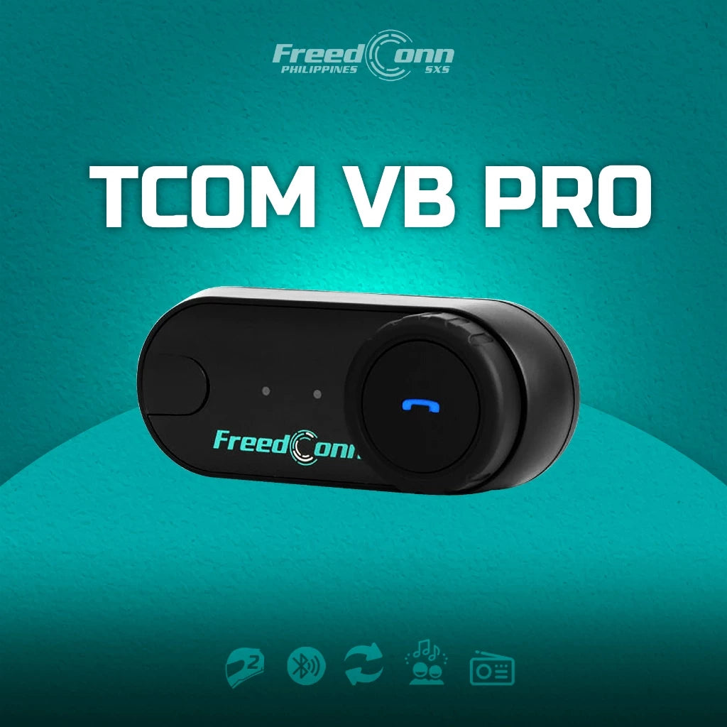 FreedConn TCOM-VB PRO Bluetooth 5.0 Motorcycle Intercom Helmet Headset