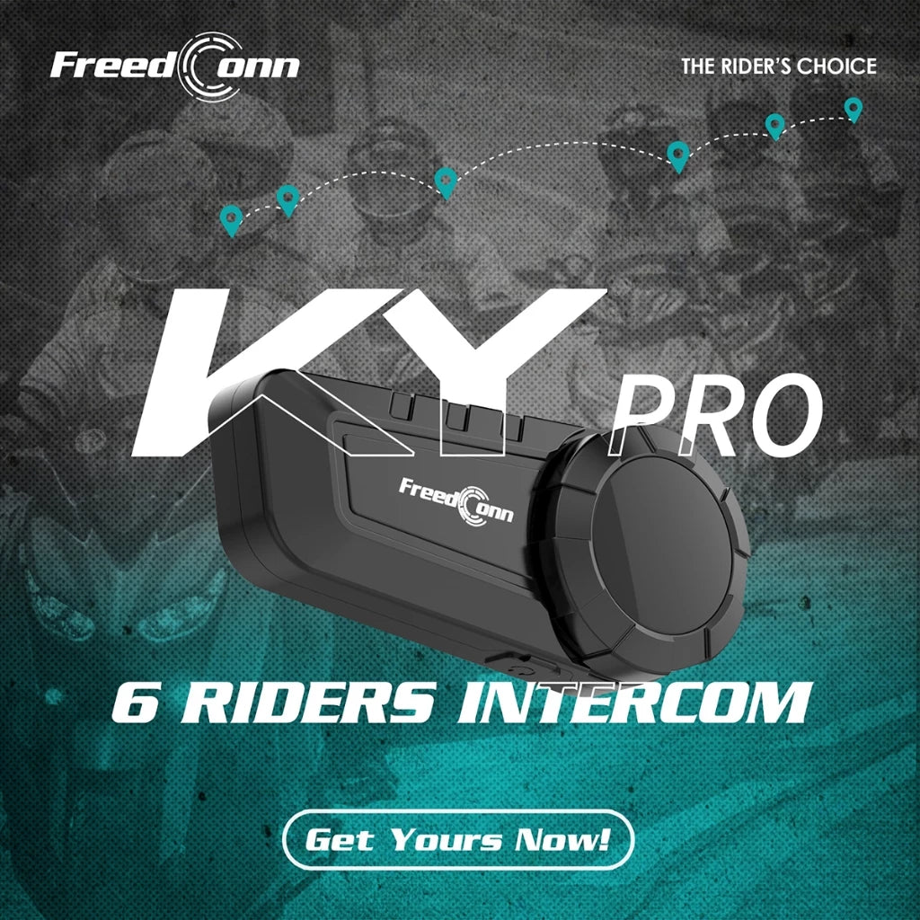 FreedConn KY-PRO Motorcycle Helmet Intercom Bluetooth Headset Talking System