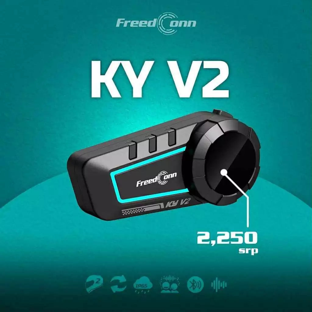 FreedConn KY V2 Motorcycle Helmet Bluetooth Intercom