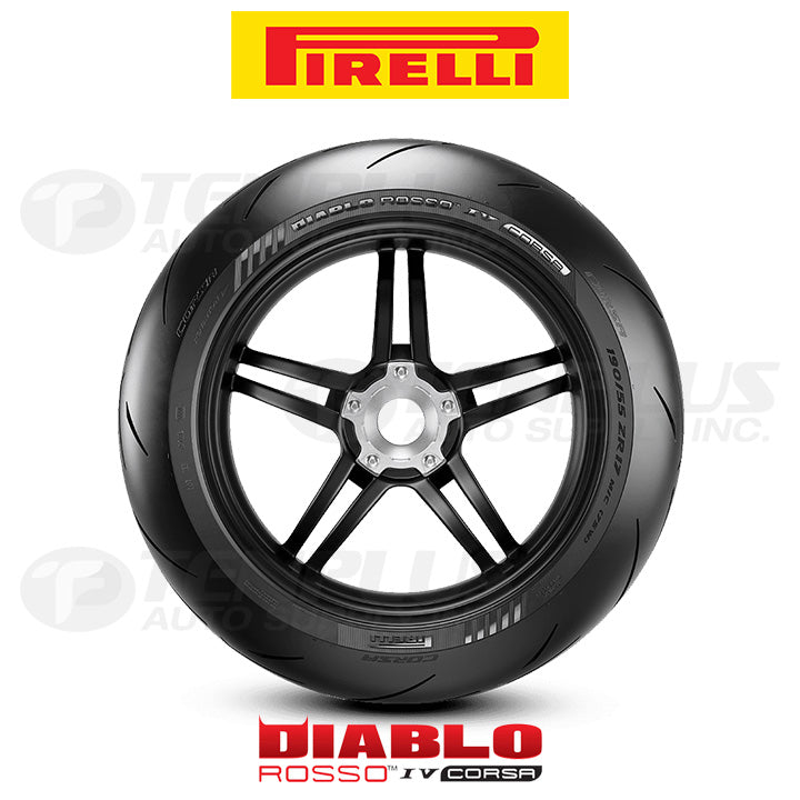 Pirelli Tires Diablo Rosso IV Corsa 180/60ZR17