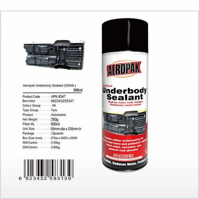 AEROPAK Anti Rust Underbody Sealant 12.3oz