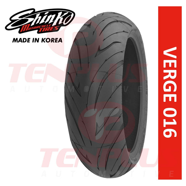 Shinko Motorcycle Tires Verge 016 Street 140/70-17 TL – TenPlus