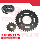 Honda Genuine Parts Chain and Sprocket Kit for Honda Wave 100
