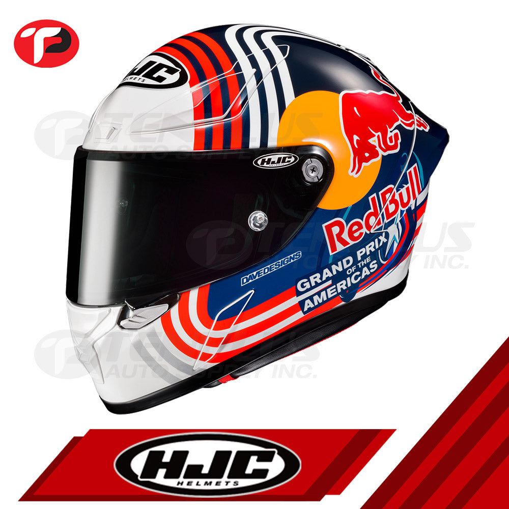HJC RPHA 1 Red Bull Austin GP Helmet