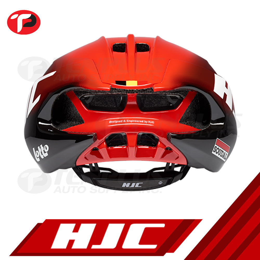 HJC Road Cycling Helmet FURION 2.0 Semi-Aero Lotto Soudal Red