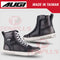 AUGI Urban Racing Boots AU-4 Black Leather