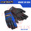 Cortech DX3 Motorcycle Riding Gloves Black/Blue