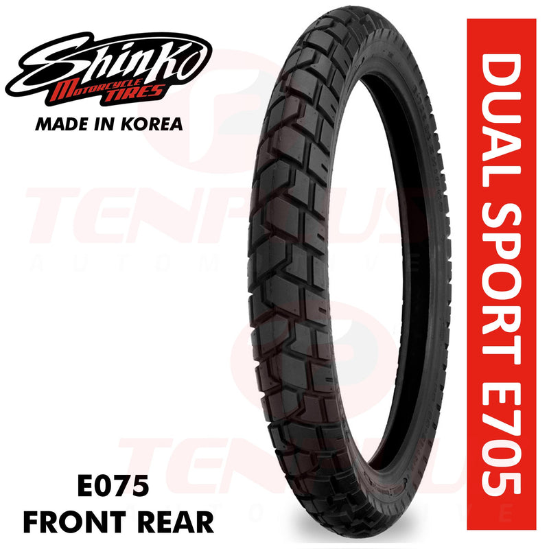 Shinko Motorcycle Tires Dual Sport E705 120/70R17 Front TL