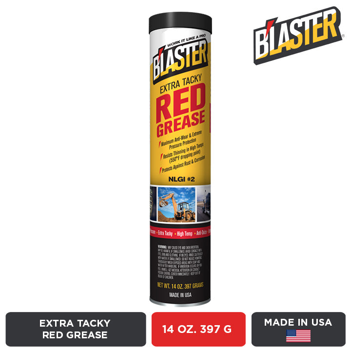 Blaster Extra-Tacky Red Grease 14 oz.
