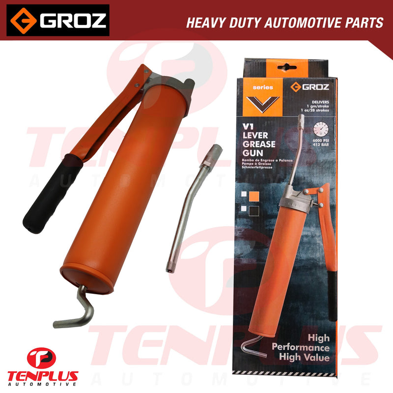 GROZ V1 Lever Grease Gun 6000 PSI