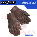 Cortech Heckler Motorcycle Riding Gloves Brown