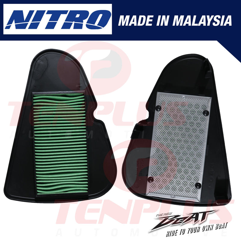 Nitro Air Filter Element Honda Beat FI; Zoomer-X