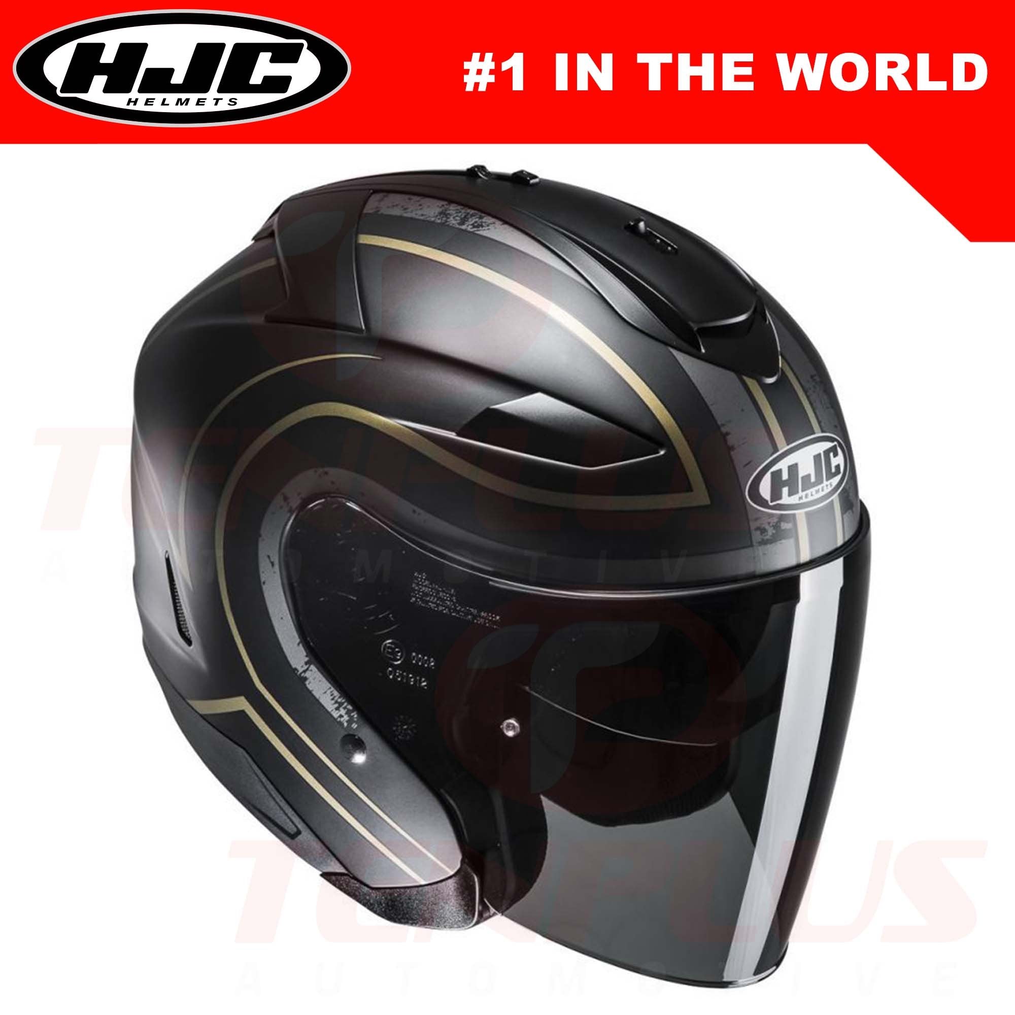 HJC Helmets Face Shield Lens for IS-33II Clear; Dark Smoke; Smoke; Iridium Gold; Blue; Silver