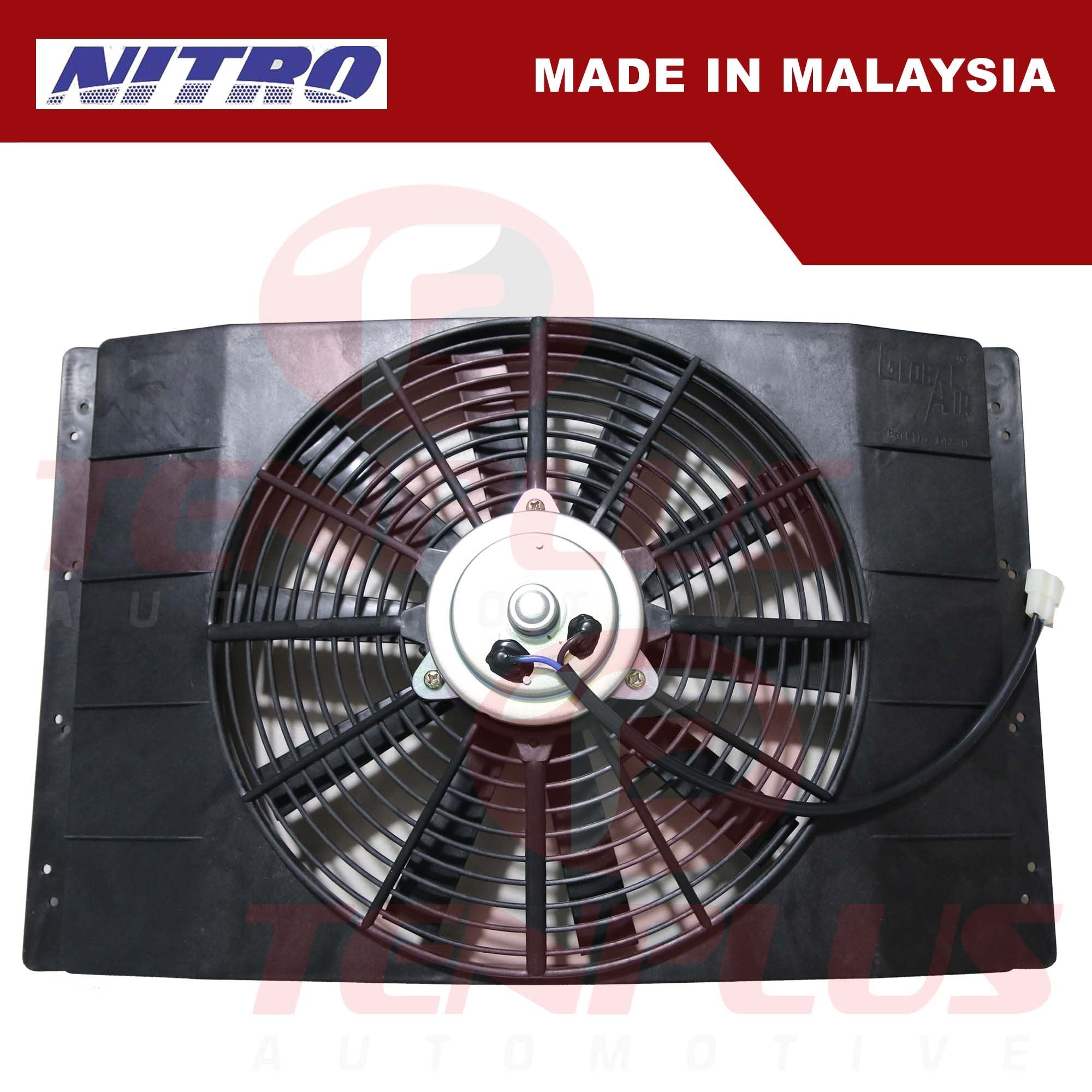 Nitro Fan Motor with Shroud Housing 14x23, 12V