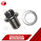 Honda Genuine Parts Drain Plug and Washer 12MM for Honda Click, Beat, PCX, ADV, Scoopy, Zoomer X