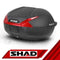 Shad Motorcycle Box SH47 Black/Red
