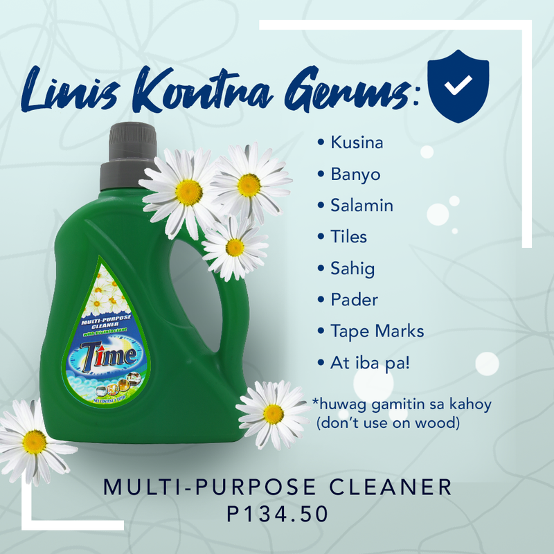 Time Multi-Purpose Cleaner with Disinfectant 1L