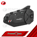 FreedConn R1 PRO Bluetooth 5.0 Motorcycle Group Intercom HD 2K Video FM 6 Riders